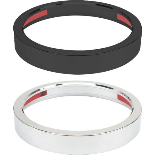 Black/Chrome Motorcycle Speedometer Trim Bezel Trim Ring Aluminum For Harley Sportster 883 1200 Dyna Street Bob Low Rider