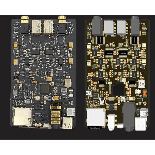 HIFI F.AUDIO XS04 dual ES9038Q2M car pure hard solution DSD fully balanced HIFI player 4.4 balanced cigarette case