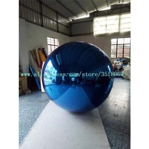 Customized inflatable decoration mirror ball, giant reflective mirror ball