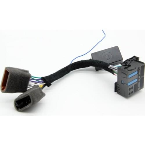 ISO Quadlock Cable Adapter CANBUS Decoder Plug & Play Simulator RCD330 Plus For V.W G.olf VI Je.tta 5 6 MK5 MK6 Pa.ssat Polo