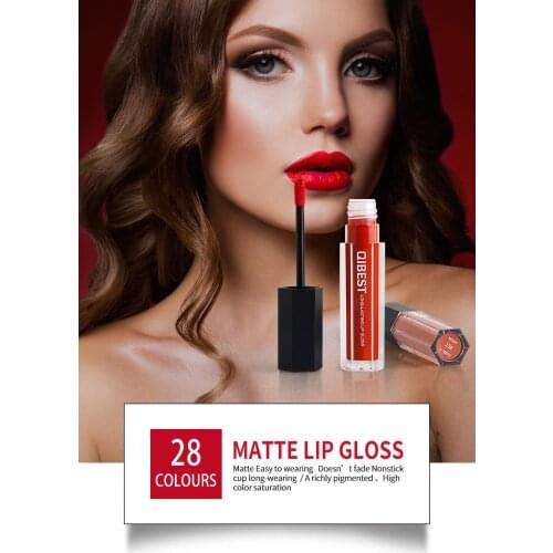 28 Color Makeup Vegan Liquid Waterproof Lip Gloss Vendor Private Label Nude Lipgloss