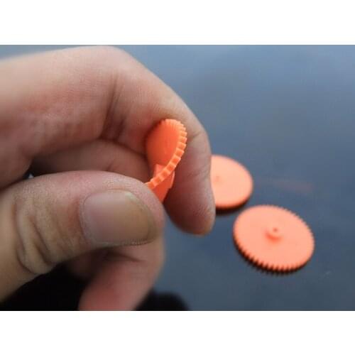 Soft Orange gear 48T 50T 56T colours plastic gear For 2MM