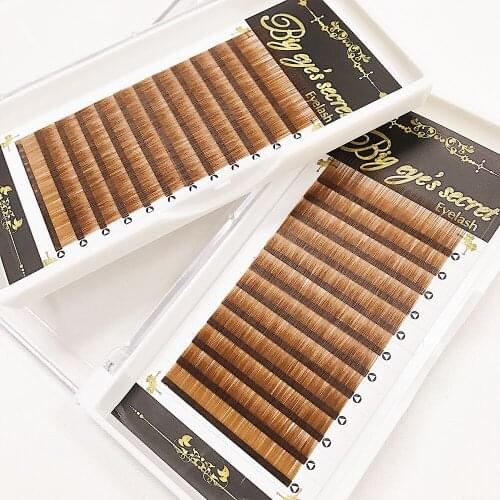 Own Brand False Brown Eyebrow Enhancer Straight Hair Individual Eyelashes For Permanent Eyebrow Extension Free Shipping