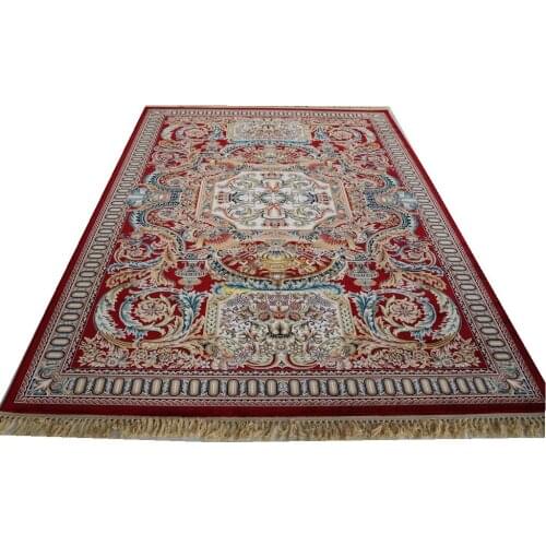 Oversized Savonnerie Antique Rug Hand Embroidered Wool Knitting Carpets Antique Fashionable Household Decorates Circular