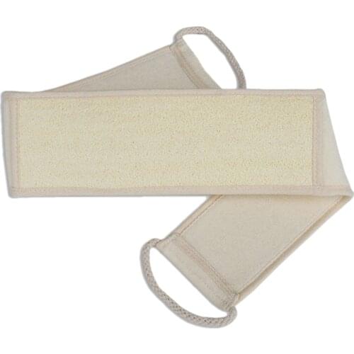 New 1PC 80cm Natural Soft Exfoliating Loofah Bath Shower Unisex Massage Spa Scrubber Sponge Back Strap Body Skin Cleaning Tool