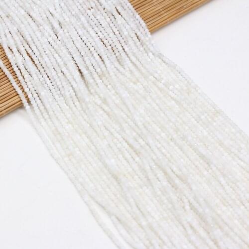 New Beads Natural Semi-Precious Stone Section Beaded Unisex Charm Moonstone Beads for Jewelry Making Beadwork DIY Bracelet 3x2mm