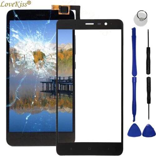5.5" Note 3 Touchscreen TP Front Panel For Xiaomi Redmi Note 3 Note3 Touch Screen Sensor LCD Display Digitizer Glass Cover Tools