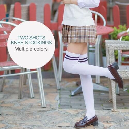 Sexy Medias Fashion Striped Female high elastic over the knee stockings Cotton Thigh High Stockings Ladies Girls 2019 Warm Long