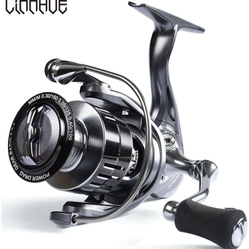 LINNHUE All Metal Fishing Reel JC3000 4000 Spinning Reel 5.2:1 High Speed Max Drag 8kg High Quality Reel Fishing 2020 Summer