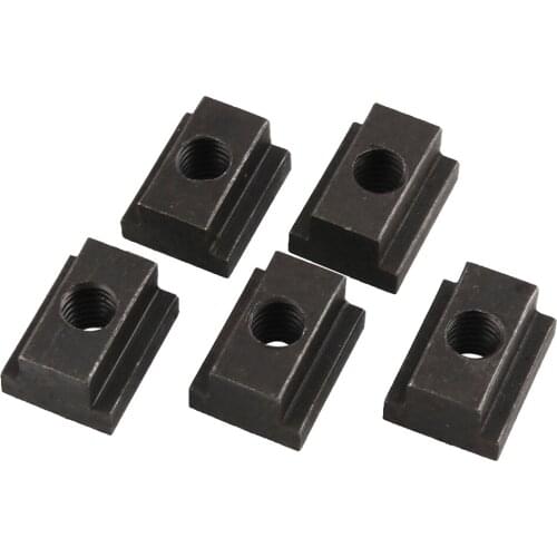 Sliding T Slot Nuts, Roll in T-Nut Aluminum Extrusion Profile, Carbon Steel Nickel-Plated