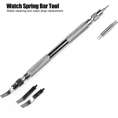 Watch organizer for watch storage Watch Strap Spring Bar Link Pin Remover Tools with Spare Heads Watch Repairing