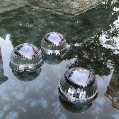 Solar Powered Colors Changing Water Floating Ball Lamp LED Outdoor Underwater Solar Light Yard Pond Pool Light For Garden Decor