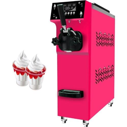 High Quality Soft Ice Cream Machine Commercial Small Italian Touch Screen Ice Cream Maker Intelligent Control Ice Cream Machine