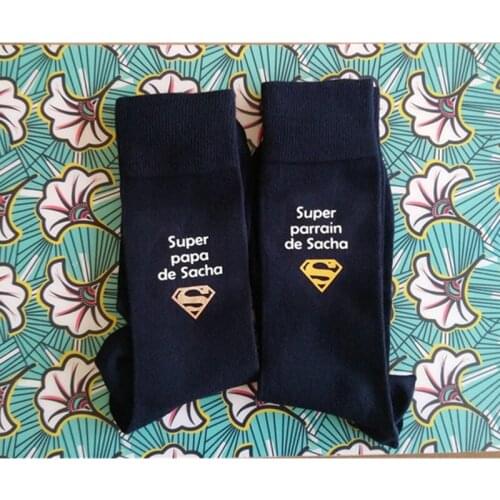 Funny men Socks with name custom Combed wedding party socks for Groomsman Groom Best Man witness ideal gift Godfather Dress Sock