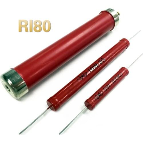 1PCS Red glaze high voltage resistor 10W 1G-2G-3G-5G-10G-20G-30G-50G-100G-1000G