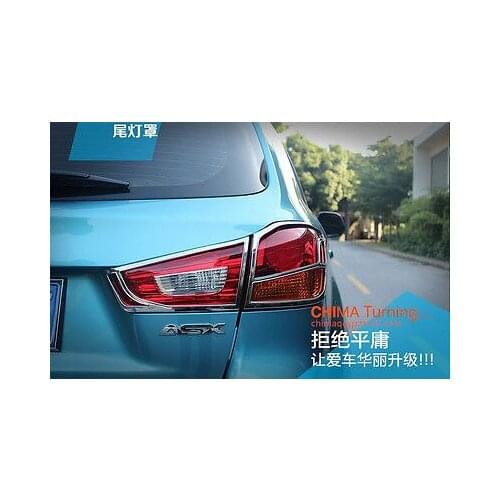 4*ABS Chrome tail Rear light cover For Mitsubishi ASX/Outlander Sport 2013-2015