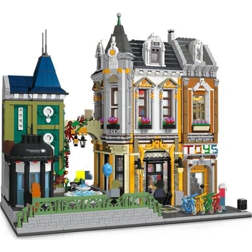 89112 5290Pcs Expert Architecture Street View Series Building Blocks Ideas Toys Store Model Bricks Toys Friends Birthday Gifts