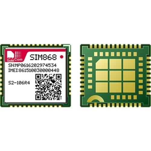 SIMCOM SIM868 Quad-Band GPRS GNSS Bluetooth Module Low Power Consumptioncombines GNSS( GPS/GLONASS/BDS) technology for satellite
