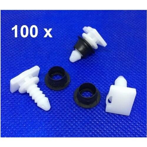 FOR FORVW MK2 GOLF SILL COVER TRIM CLIPS GROMMETS SCUFF KICK PLATE 191853577A