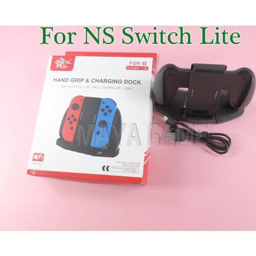 For NS Switch Charging Docking Station Stand Base Joy-Con Accessories Grip Charger stand Support USB Cable For NS Lite NS Pro