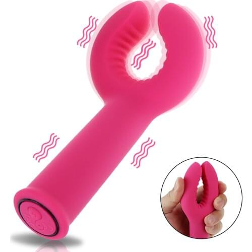 G-Spot Rabbit Dildo Vibrator Soft Silicone Sex Toys for Women Men Adult Couples Nipple Clitoris Stimulator Vagina Penis Massager