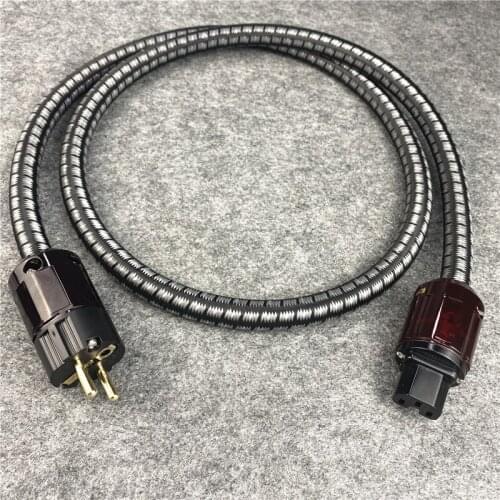 HiFi Audio Power Cable 3*4mm OFC Conductor P-079 EU AU US Power Cord