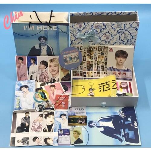 Fan Chengcheng Photobook Set Chinese Star Adam Photo Album CD Gift Box Postcard Poster Bookmark Key-chain Fan Birthday Present