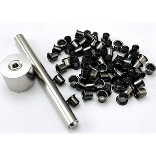 Kydex Sheath Holster Eyelet Setting DIY Hand Tool Kit 7mm Eyelets Rivets Tools Knife Handle Open Hole 6.6mm Twist Drill Parts