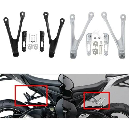Motorcycle Rear Passenger Footpeg Bracket Set For Honda CBR1000RR 2008-2016