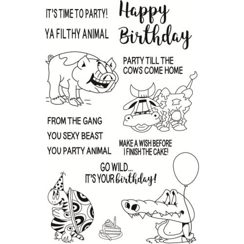 Dog Transparent Clear Silicone Stamp/Seal for DIY scrapbooking/photo album Decorative clear stamps