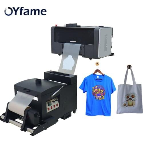 OYfame A3 DTF Printer Directly Transfer Film DTF Printer XP600 Printer head DTF Printer A3 Heat Press DTF shaking powder machine