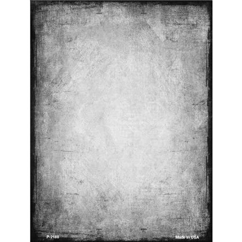 Grey Distressed Effect Background Blank Vanity Metal Novelty Parking Sign Blanks