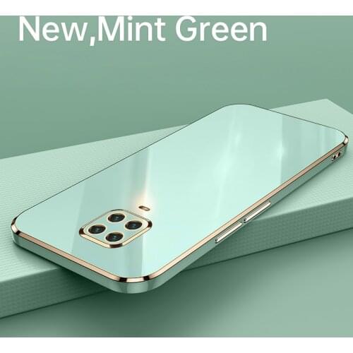 Luxury Cute Square Plating Silicone Phone Case For Xiaomi Mi 11 10 T 9 8 Redmi Note 9T 9S 8 Pro Ultra-thin Lens Protection Coque