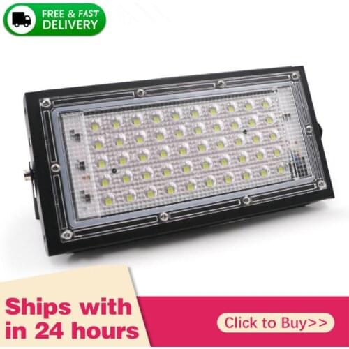Led Floodlight 50W Waterproof IP65 Outdoor LED Reflector Light Garden Lamp AC 110V 220V Spotlight Street Lighting