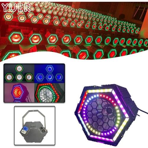 LED Retro Wash Effect Light DMX512 Voice Control Stage Strobe Effect Light DJ Disco Party Prom Dance Floor Indoor Outdoor Bar