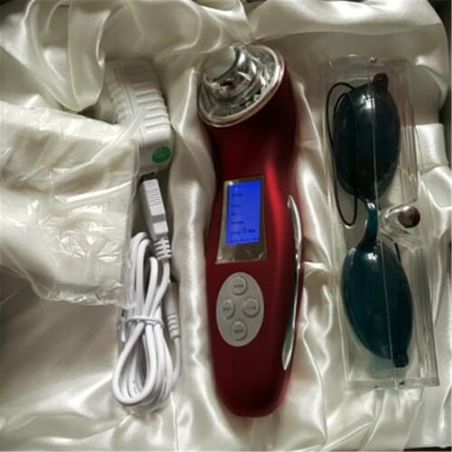 New 3Mhz Photoionization Ultrasonic ultrasound Facial Anti Aging Wrinkle Remover Sonic Photon Face Skin Therapy Beauty Massager