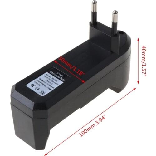 Binmer EU Universal Charger For 3.7V 18650 16340 14500 Li-ion Rechargeable Battery Hot 180205 drop shipping