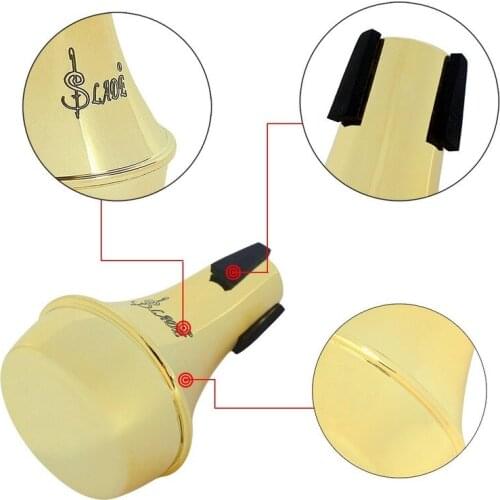 2019 Mini ABS Trumpet Muffler Trumpet Mute Wind Instrument Sordine Silencer Tube Brass Instruments Accessories