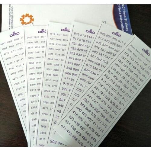 5D DIY Diamond Painting Tools DMC Colour Number stickers for 5D Diamond painting Storage Box Diamond Embroidery