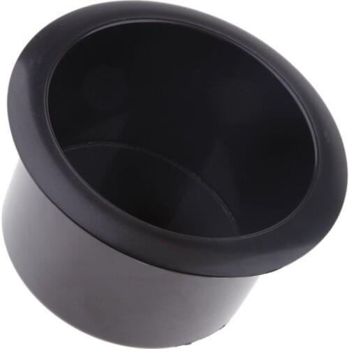 84mm Newly Black Boat Plastic Cup Drink Can Holder Boat Marine RV Universal