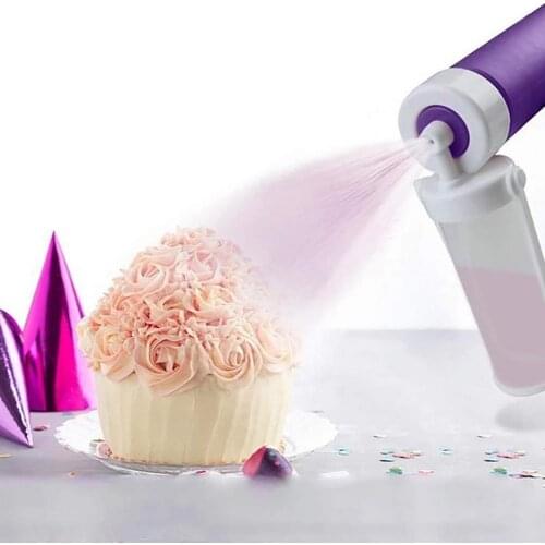 Cake Airbrush Convenient Adjustable Pressure Plastic Cake Decorating Dessert Decorator for Kitchen