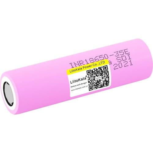 1PCS New Original LiitoKala INR18650 35E 3.7V 3500mAh 20A discharge INR18650 35E 18650 Li-ion battery 3.7v rechargable Battery