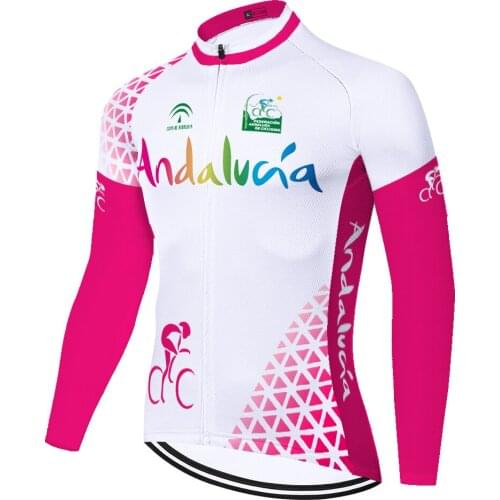 Andalucia Summer Spirng Tenue Cyclisme Homme Ropa Jersey Uomo Maillot Hombre Maglia Ciclismo Camisa Ciclismo Masculina
