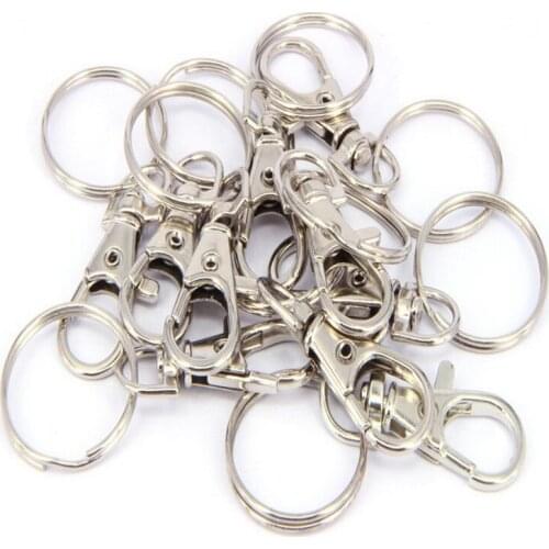 Key Buckle Big Chain Clasp For Key Bag Toy Trinkets Pendant Charm... 23mm Diameter 5pcs/lot