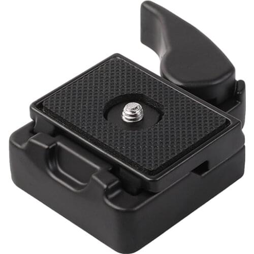 Quick Release Plate Compatible for Manfrotto 200PL-14 QR Plates Adapter with Rapid Connect Clamp for DSLR Camera Tripod Ballhead