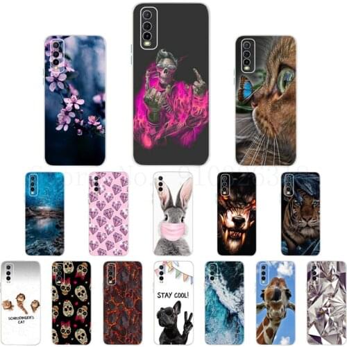 For vivo Y70s 5G Case Couple Silicone Phone Cases For vivo Y70s V2002A Y 70 S Y70 Thin Soft TPU Back Cover Capa Coque Fundas