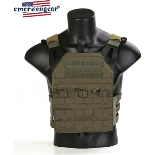 Emersongear JPC Tactical Vest Easy Vest Plate Carrier Body Armor airsoft Protective Gear Ranger Green Military Army Hunting Vest