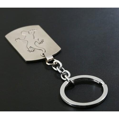 Hot Women Personality New Bicycle Or Gecko Stainless Key Holder Business New Men Best Fashion Couple gift Jewelry K2098