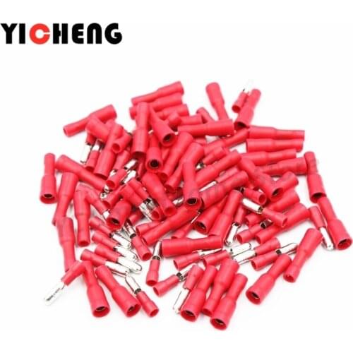 50pcs connection terminal cold-pressed terminal block terminals for wire cable crimping kit wire connector Bullet shape