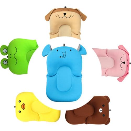 Newborn Baby Bath Mat Baby Shower Cushion Protection Foldable Air Cushion Non-slip shower mat safety protection